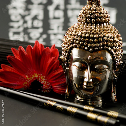Asien Still-Leben mit Buddha