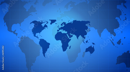 world map technology style