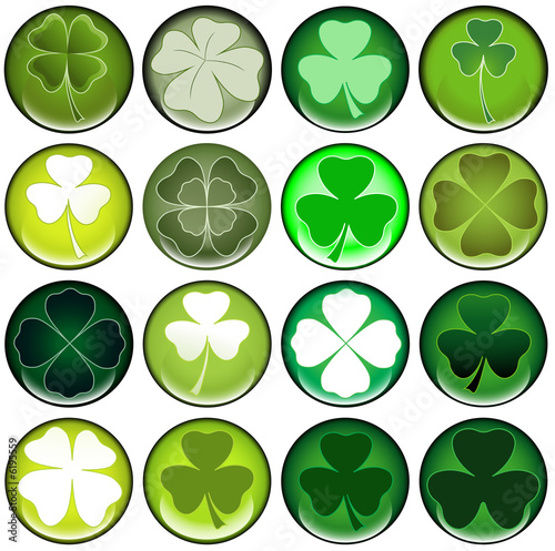 clover round web buttons wi...