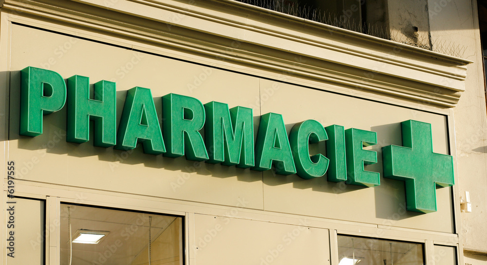 Enseigne d'une pharmacie