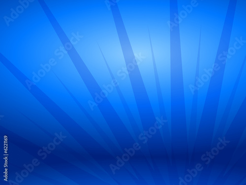 Rendered brightly background with blue and cyan rays
