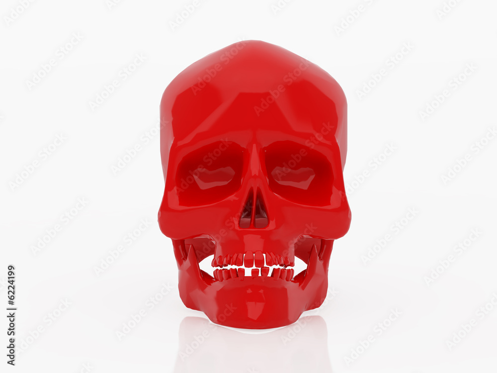 Fototapeta premium Red skull