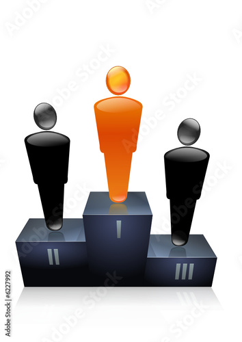 Podium du champion