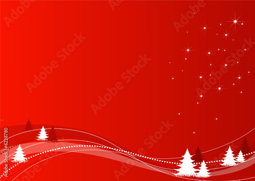 Abstract red and white christmas background