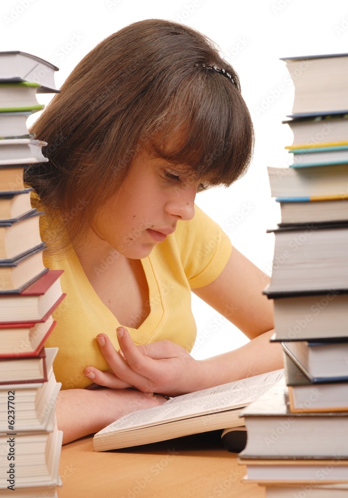 Girl in Library Girl in Library