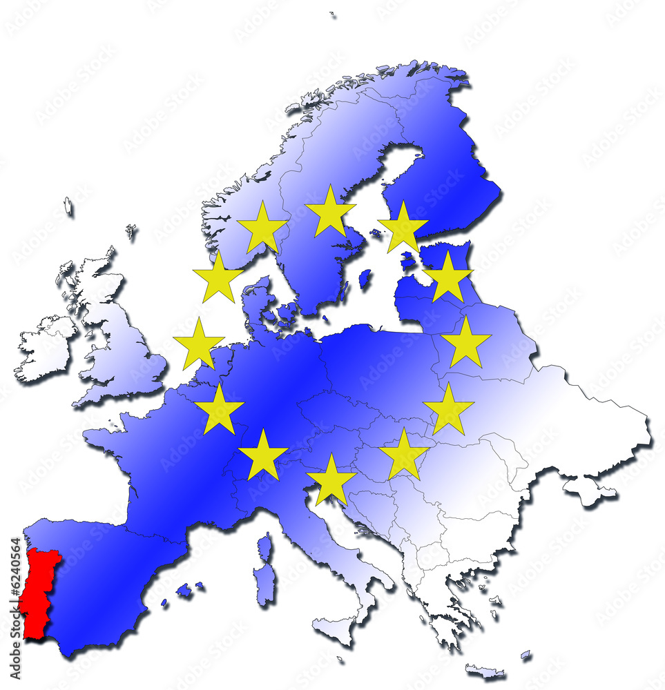 Fototapeta premium portugal en europe