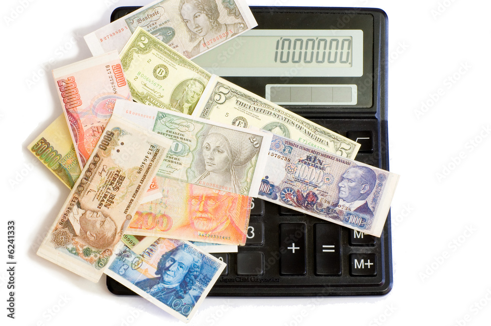 The currency of the different countries and calculator The currency of the different countries and calculator