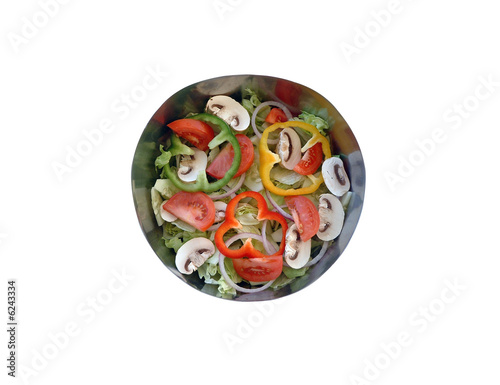 Crisp tossed green salad