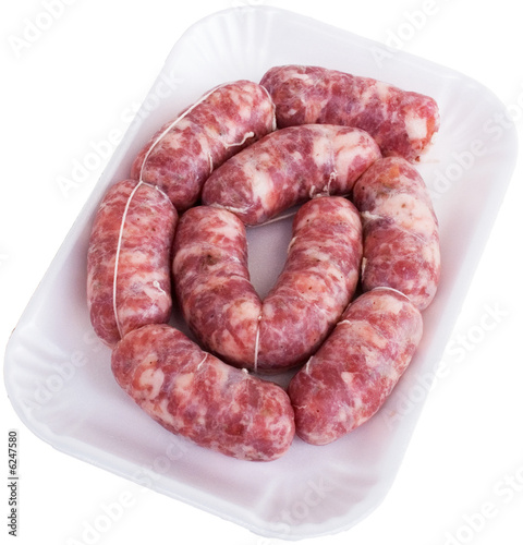 salsiccia in vaschetta