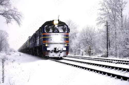 Winter train