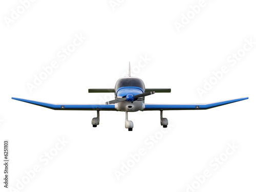 Avion bleu