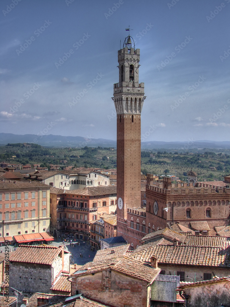 The Torre del Mangia in Siena