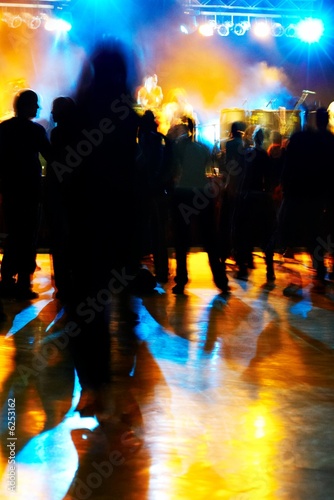 dancing crowd
