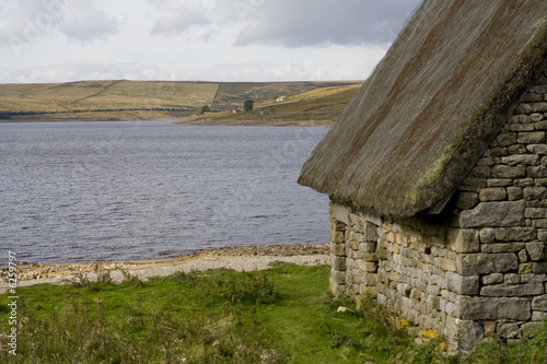 building views of Grimwith reservoir.