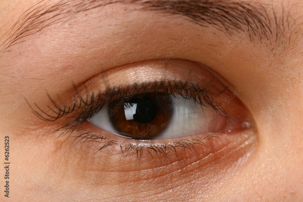 Obraz premium girl eye look around for find something