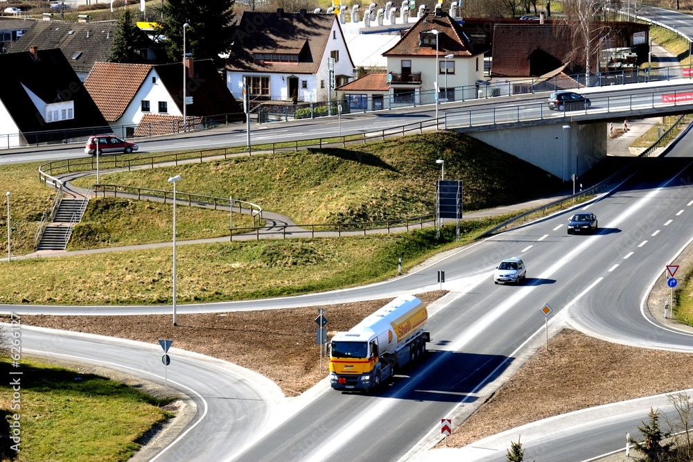 Naklejka premium Strassenkreuzung 5