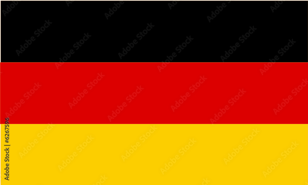 Obraz premium Drapeau allemand