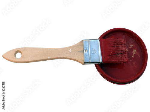 Pinceau et peinture