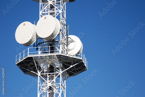 Obraz na płótnie antennes de télécommunications