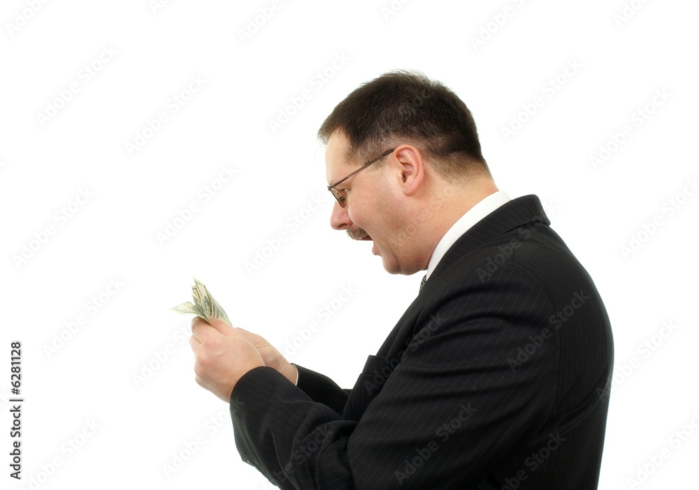 Man be happy with financial success Man be happy with financial success