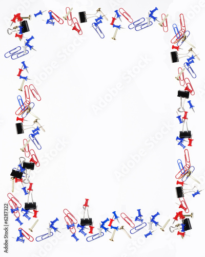 Four-Sided Paper Clip Border