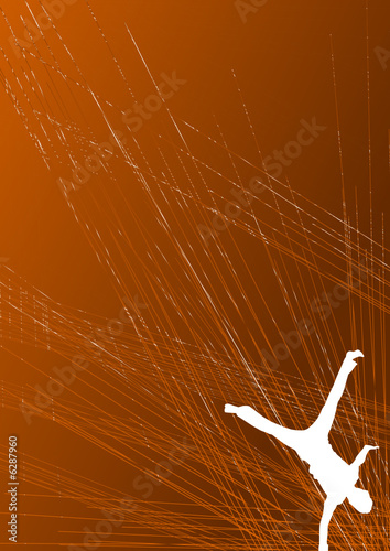 Abstract dance background