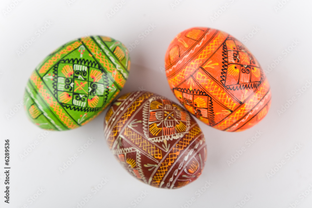 Colored Easter eggs Colored Easter eggs