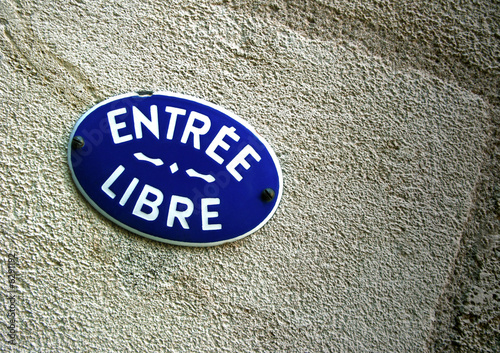 Foto entrée libre