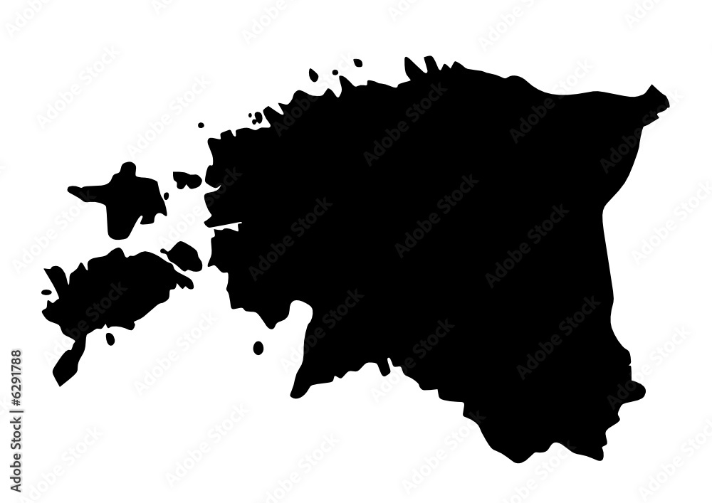 vector map of Estonia vector map of Estonia
