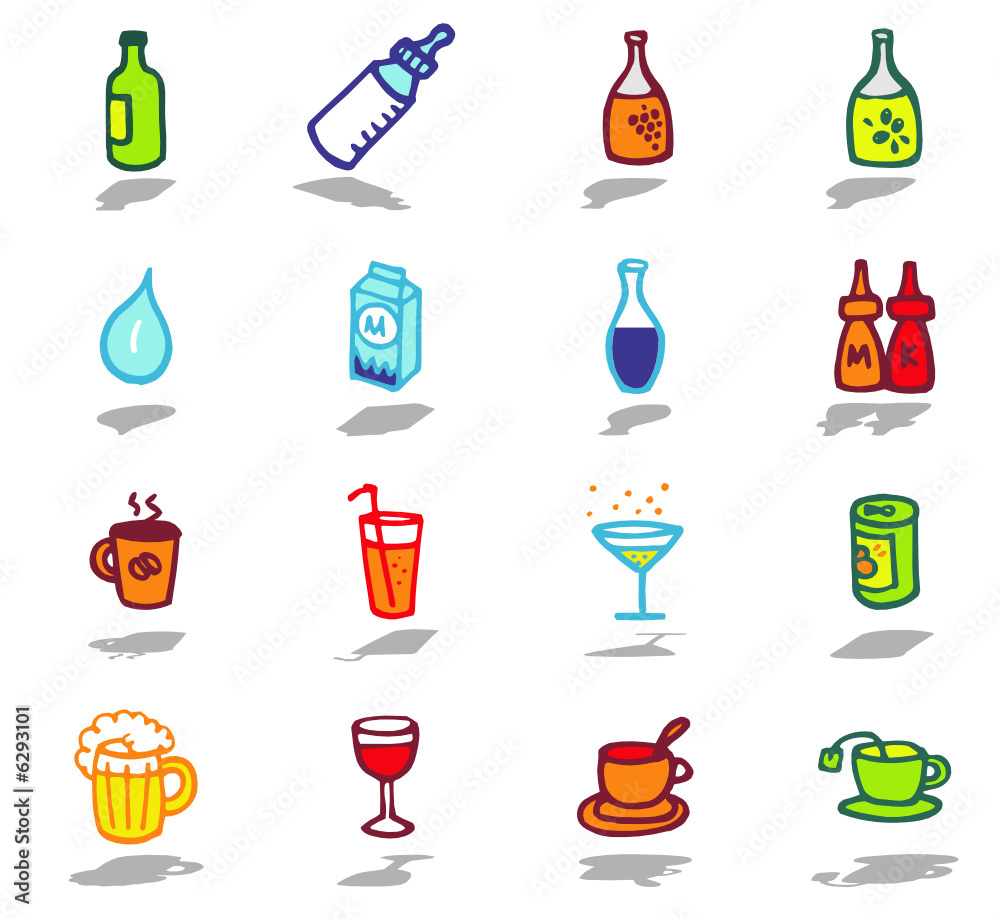 color icons - drinks
