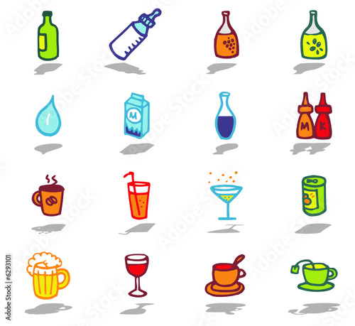 color icons - drinks