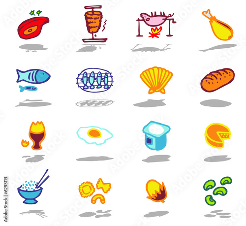 color icons - proteines