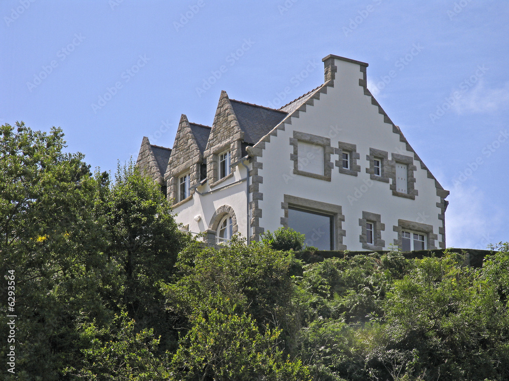 St-Cast-le-Guildo, bretonisches Haus, Bretagne