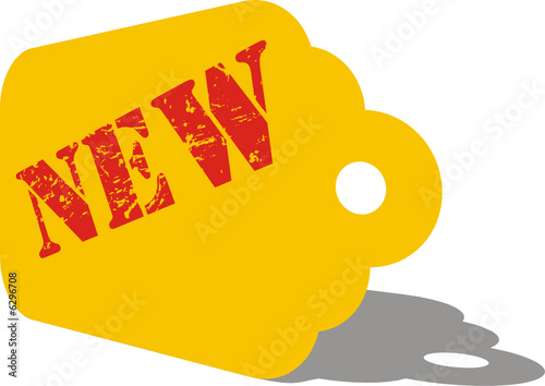 etiqueta new 