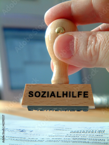 Stempel Sozialhilfe photo