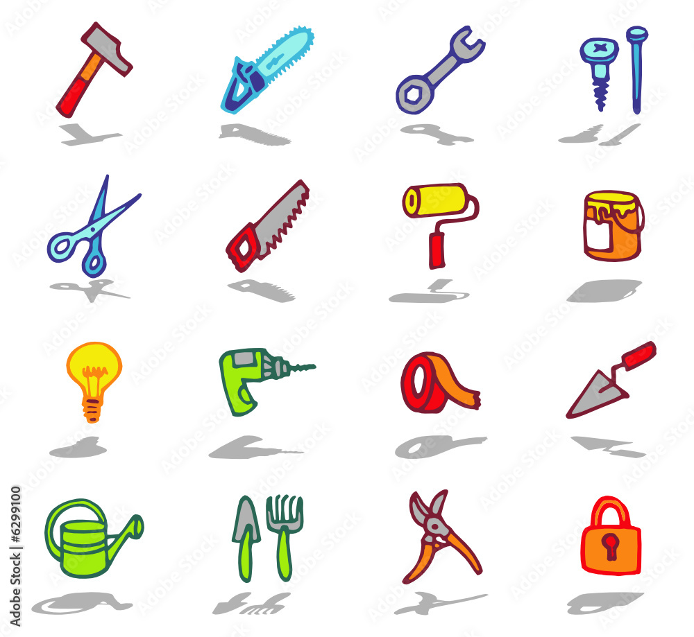 color icons - tools
