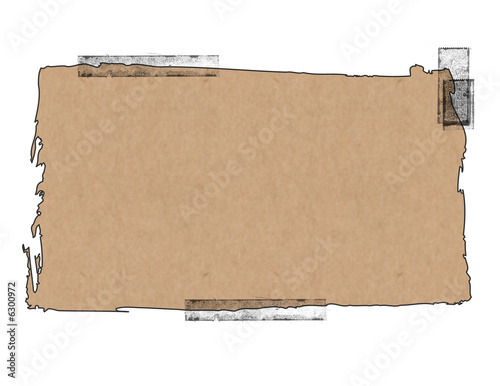 Obraz na płótnie Paper Bag with Tape