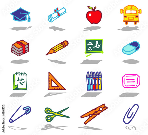 color icons - school