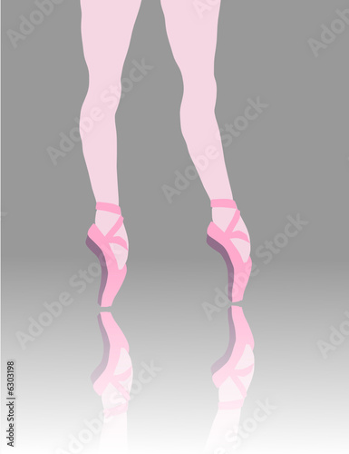 jambes de danseuse classique