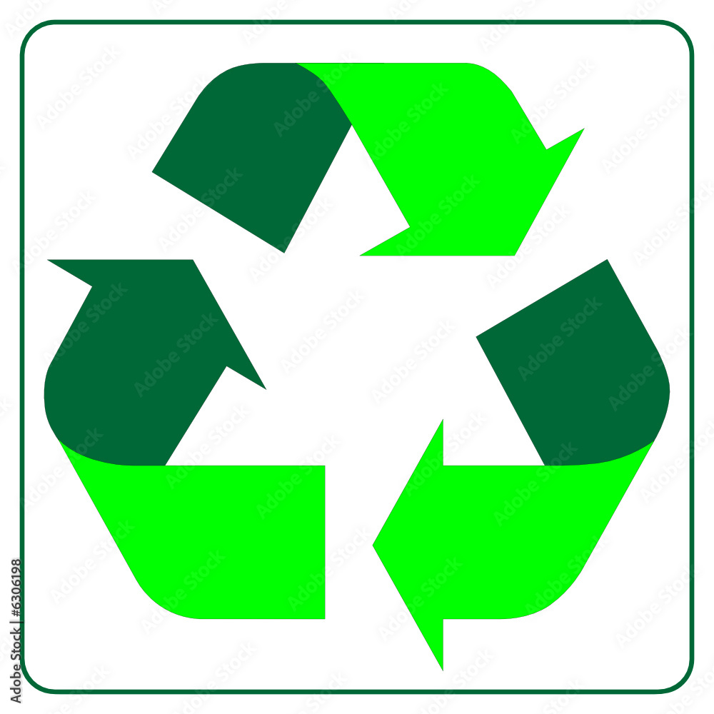 Obraz premium Recycling im Rahmen