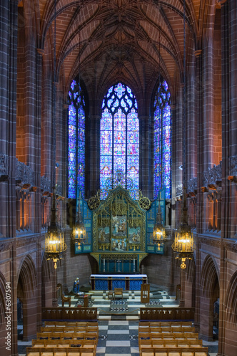 Lady Chapel inside Liverpool Cathedral  Liverpool  England