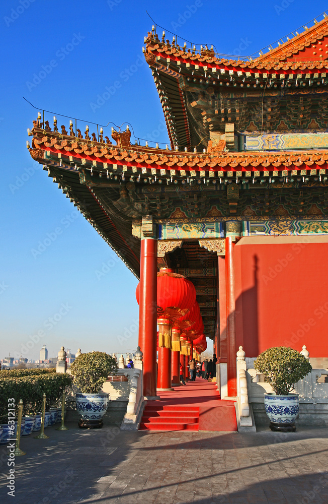 Fototapeta premium The historical Forbidden City in Beijing