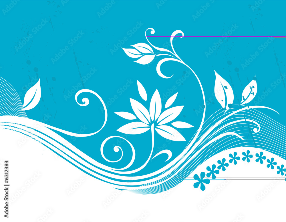 Fototapeta premium Floral abstract.