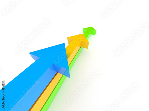 Arrows competition. Rendered image.