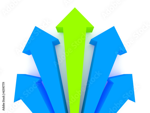 Arrows competition. Rendered image.