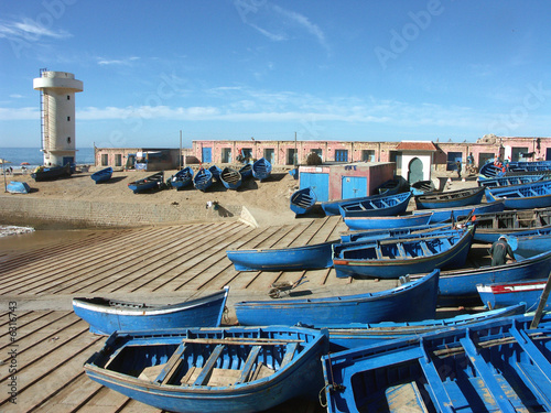 le petit port de pêche d'imsouane photo