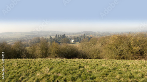 A view over countryside beoley worcestershire 
