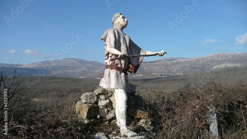 Obraz na plátně homme de pierre