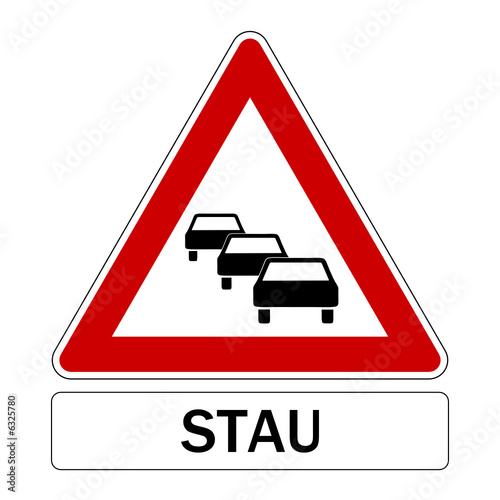 stau verkehrszeichen