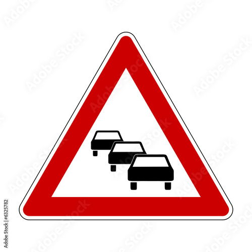 verkehrszeichen stau